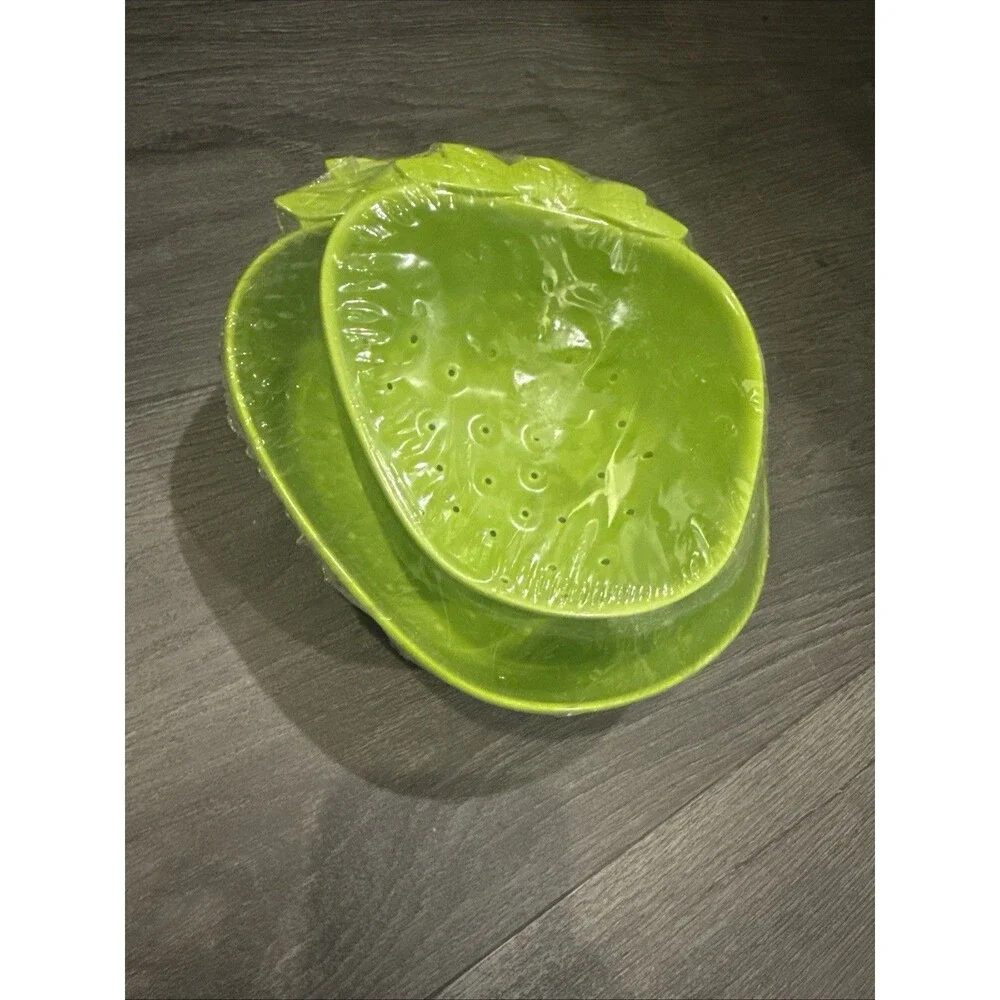 Vintage Strawberry Colander And Bowl